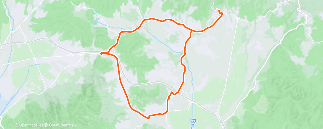 Map of the activity, 60 km di Fuga 
5 ass 🤷