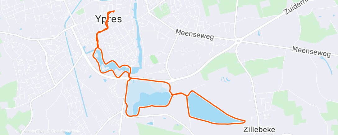Map of the activity, Lunch Hike