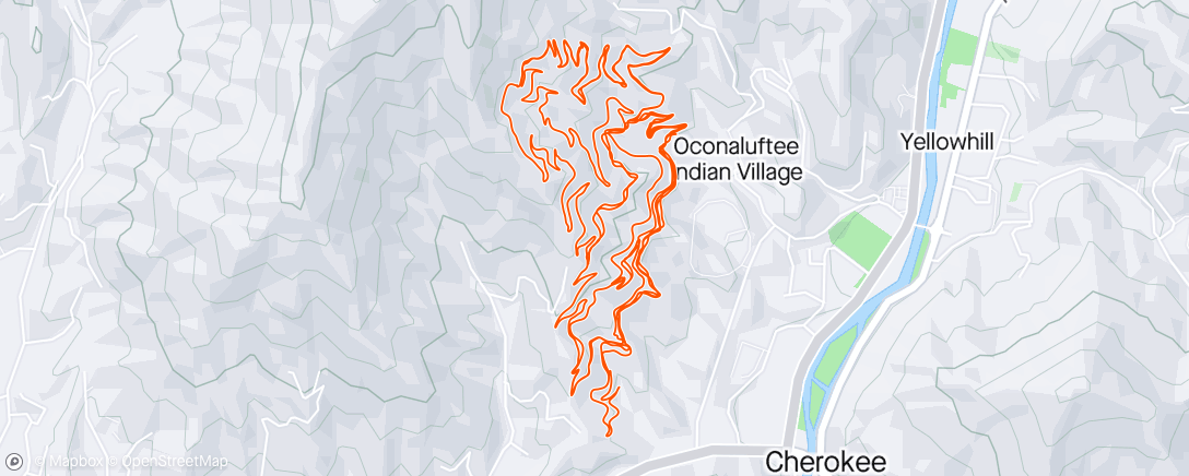 Map of the activity, Fire Mountain