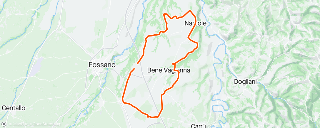 Mapa da atividade, Giro serale