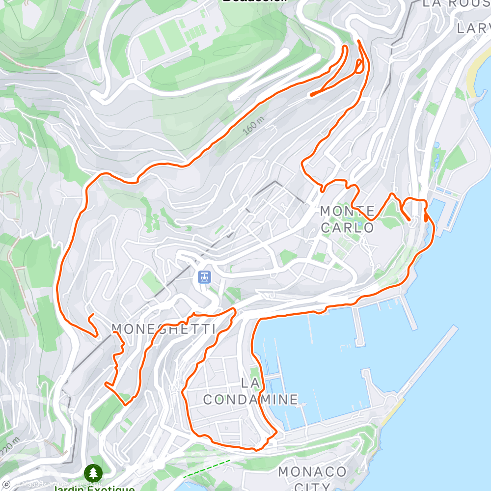 Map of the activity