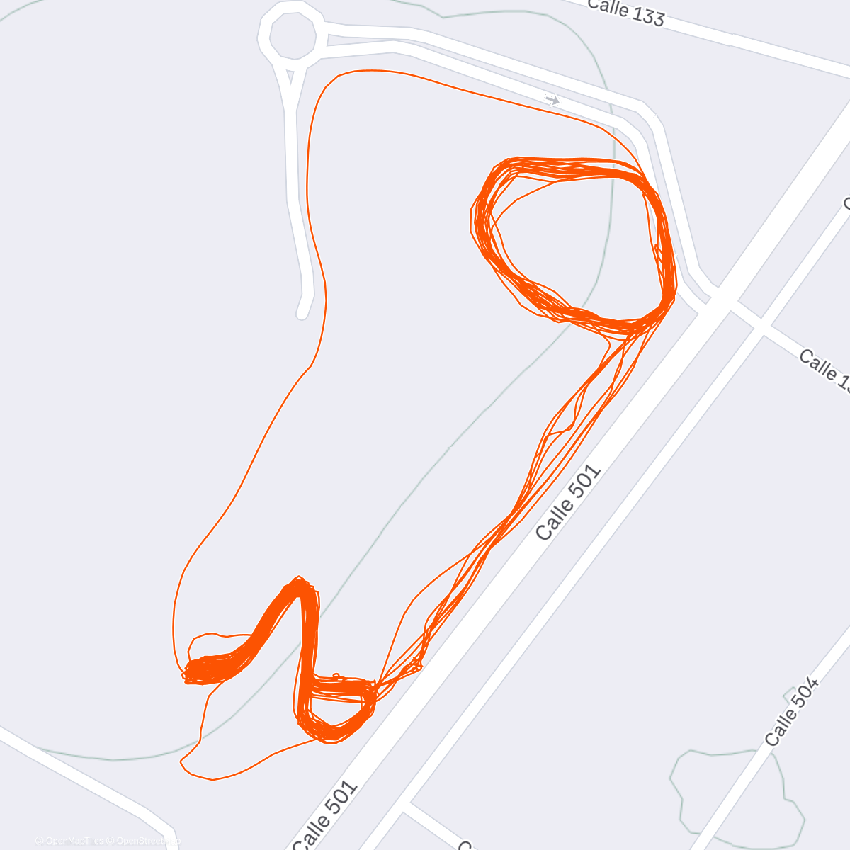 Map of the activity, Cantera 12k con 600 D+
