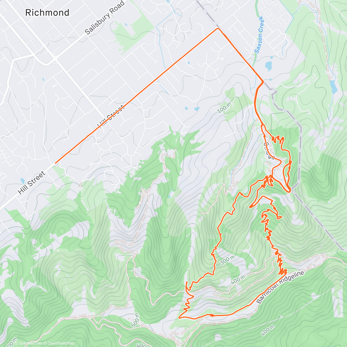Карта физической активности (The Planets/ Future trail attempt 2, not cleaning yet but way better)
