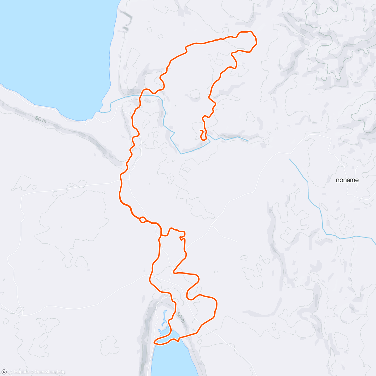 Map of the activity, Zwift - Pacer Group Ride: Wandering Flats in Makuri Islands with Maria