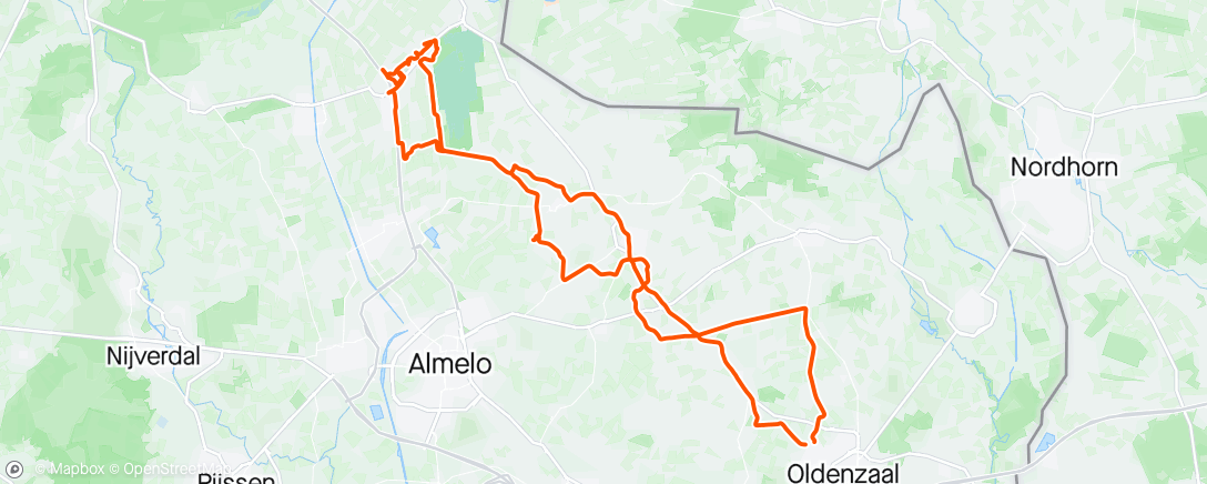 Map of the activity, MTB sibculo met André en Nard