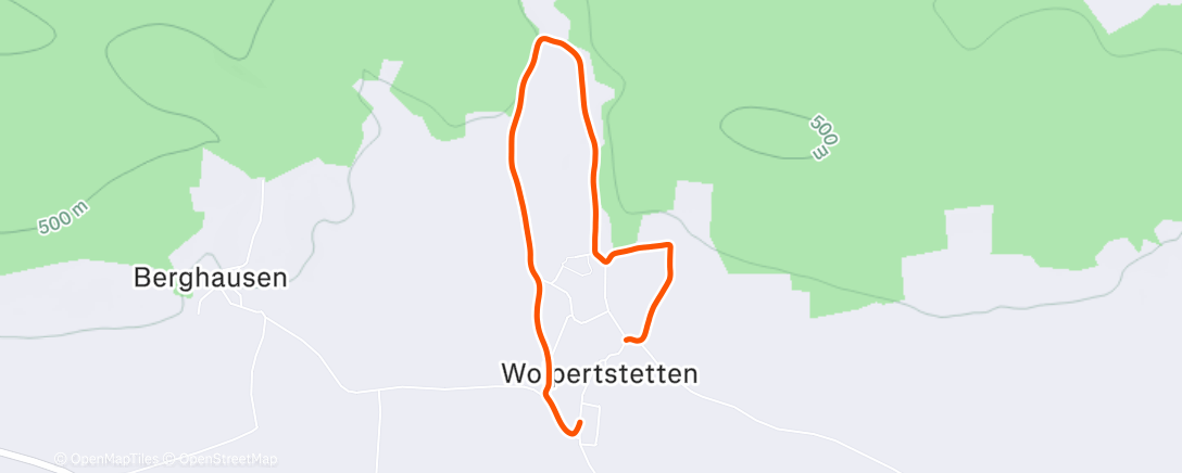 Map of the activity, Afternoon Ride