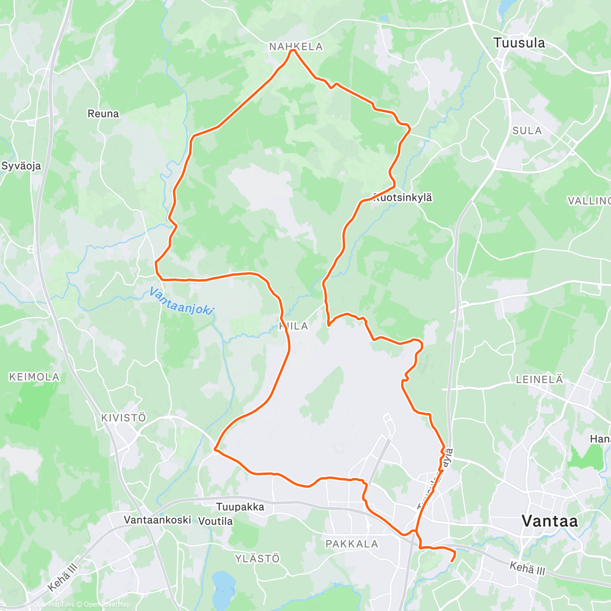 Map of the activity, Tuulist