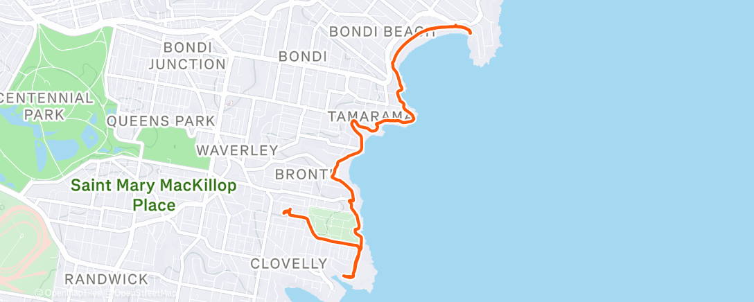 「Afternoon Walk」活動的地圖