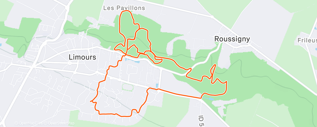 Map of the activity, Brûlage des (très nombreuses) victuailles 🎅🎂🍻