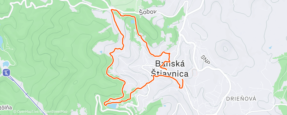 Карта физической активности (BS-cervena studna-klinger-BS)