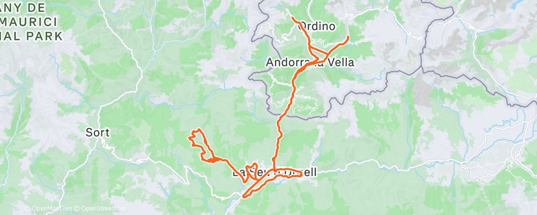 Map of the activity, Morning Ride