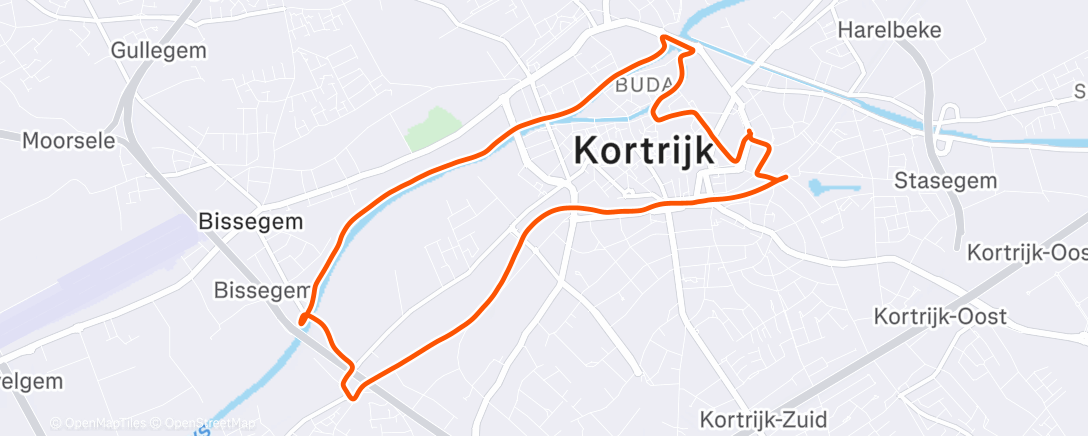 Карта физической активности (Gladde brugjes)