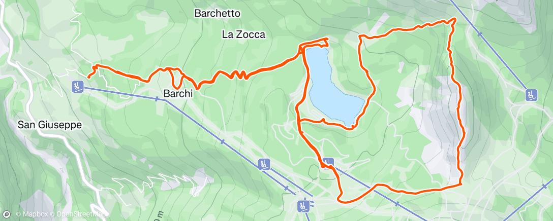 Mapa da atividade, Morning Hike