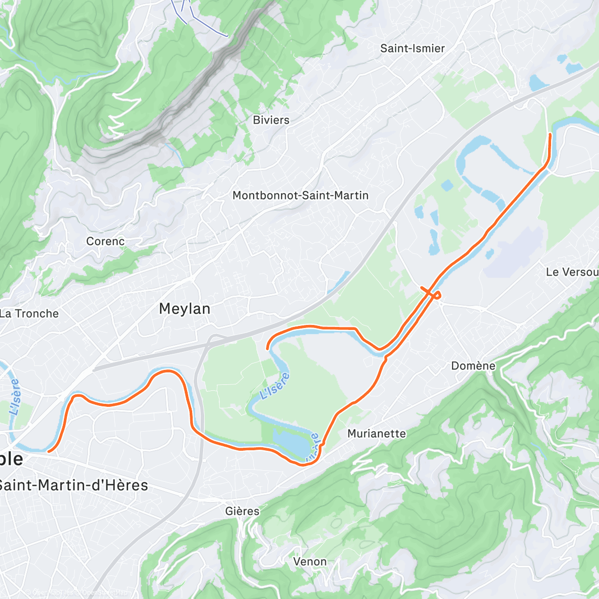 Map of the activity, [tld101.019] cold sprints