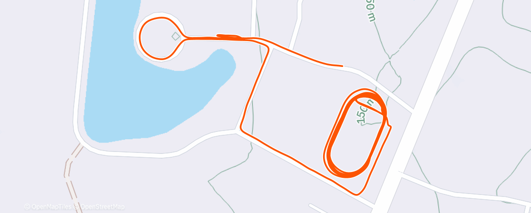 Map of the activity, Morning Run