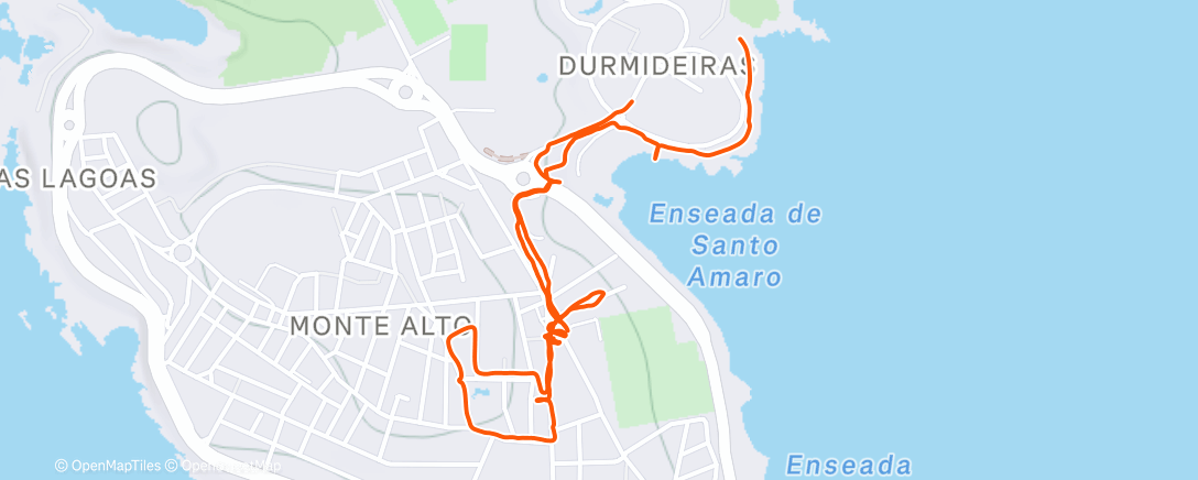 Карта физической активности (A Coruña)