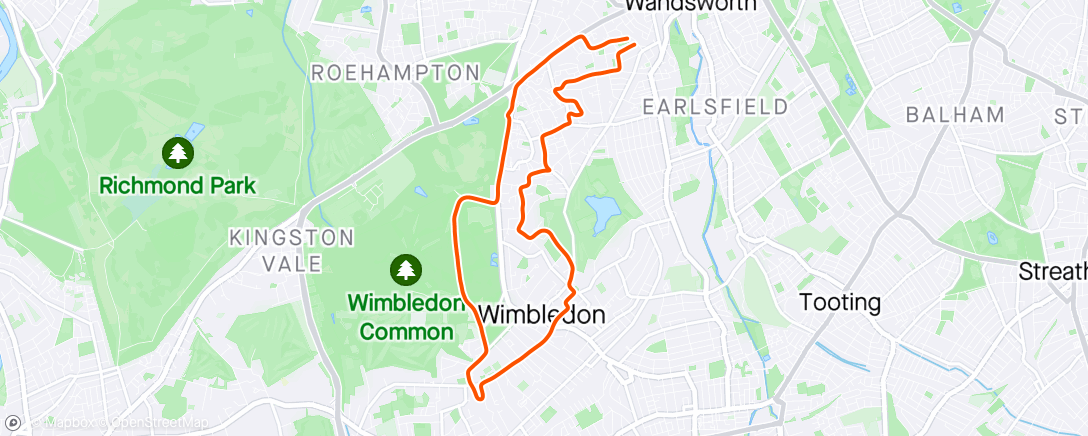 Map of the activity, Wimbo ting