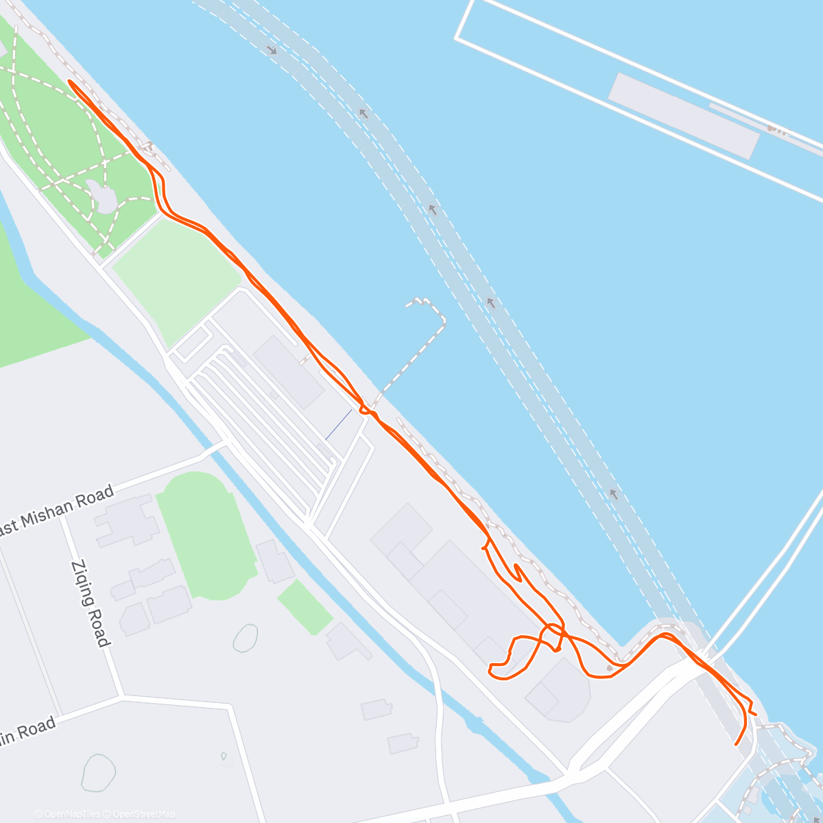 Map of the activity, 傍晚行走