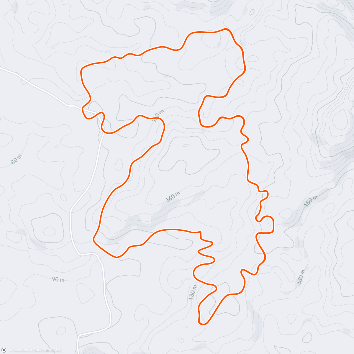 Map of the activity, Zwift - Xert: Xert Fitness Test for Breakthrough in Makuri Islands