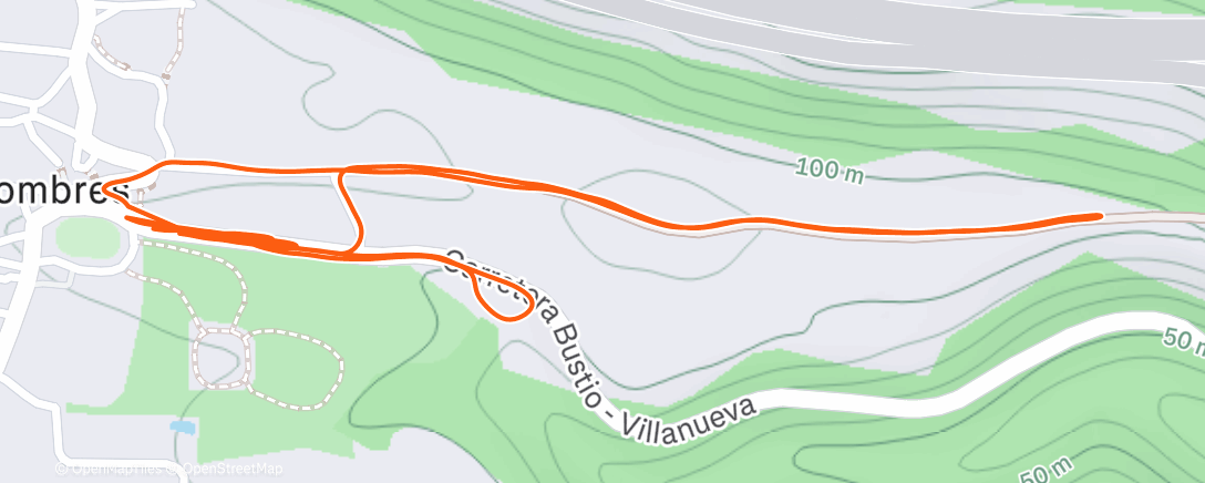 Карта физической активности (Lunch Run)