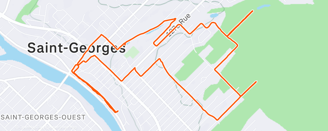 Map of the activity, 10k 🎄