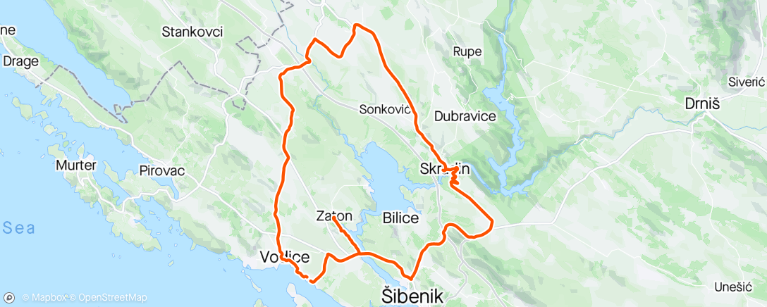Map of the activity, Hrvatska day #5