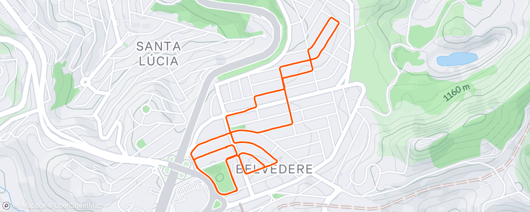Map of the activity, Cincota por mil