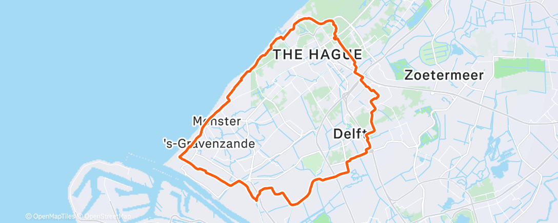 Map of the activity, Morning Ride