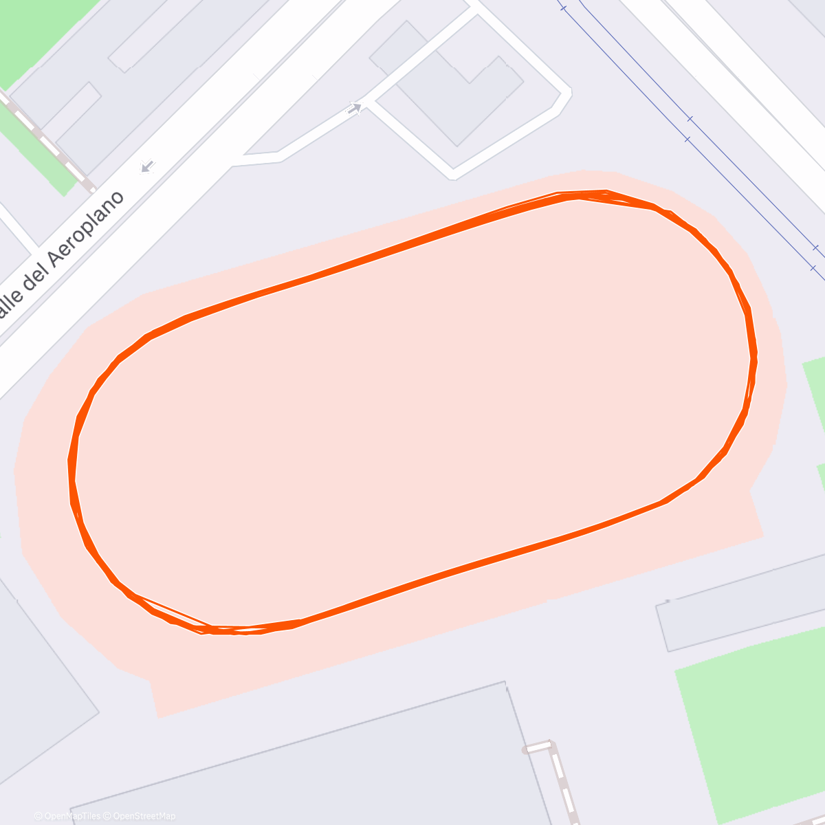 Map of the activity, Día de series🏃🏻