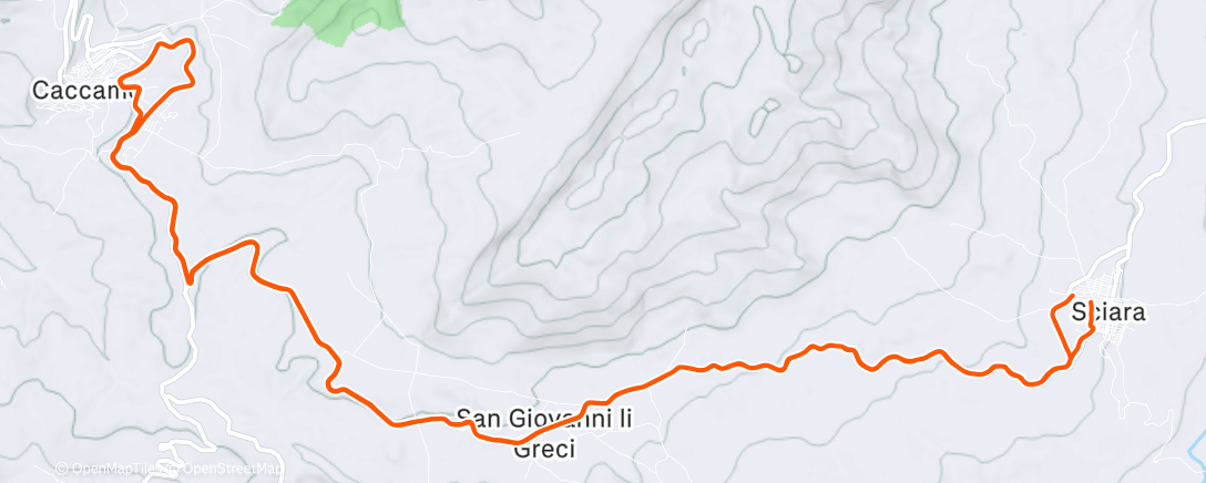 Map of the activity, Morning Ride