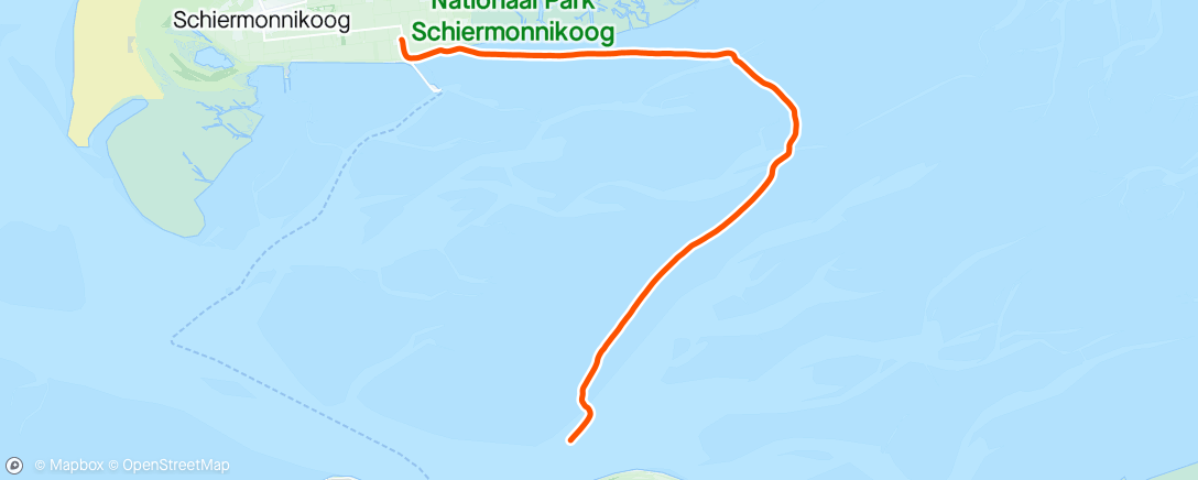 「Brakzand - Schiermonnikoog」活動的地圖