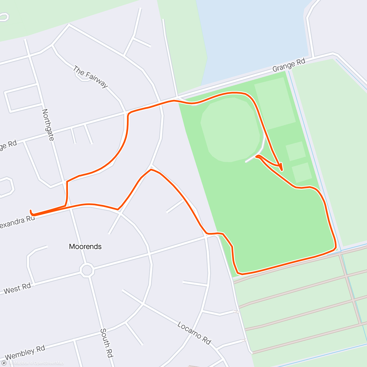 Mapa de la actividad, Afternoon Walk with jasper