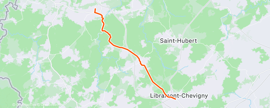 Карта физической активности (Morning Ride)