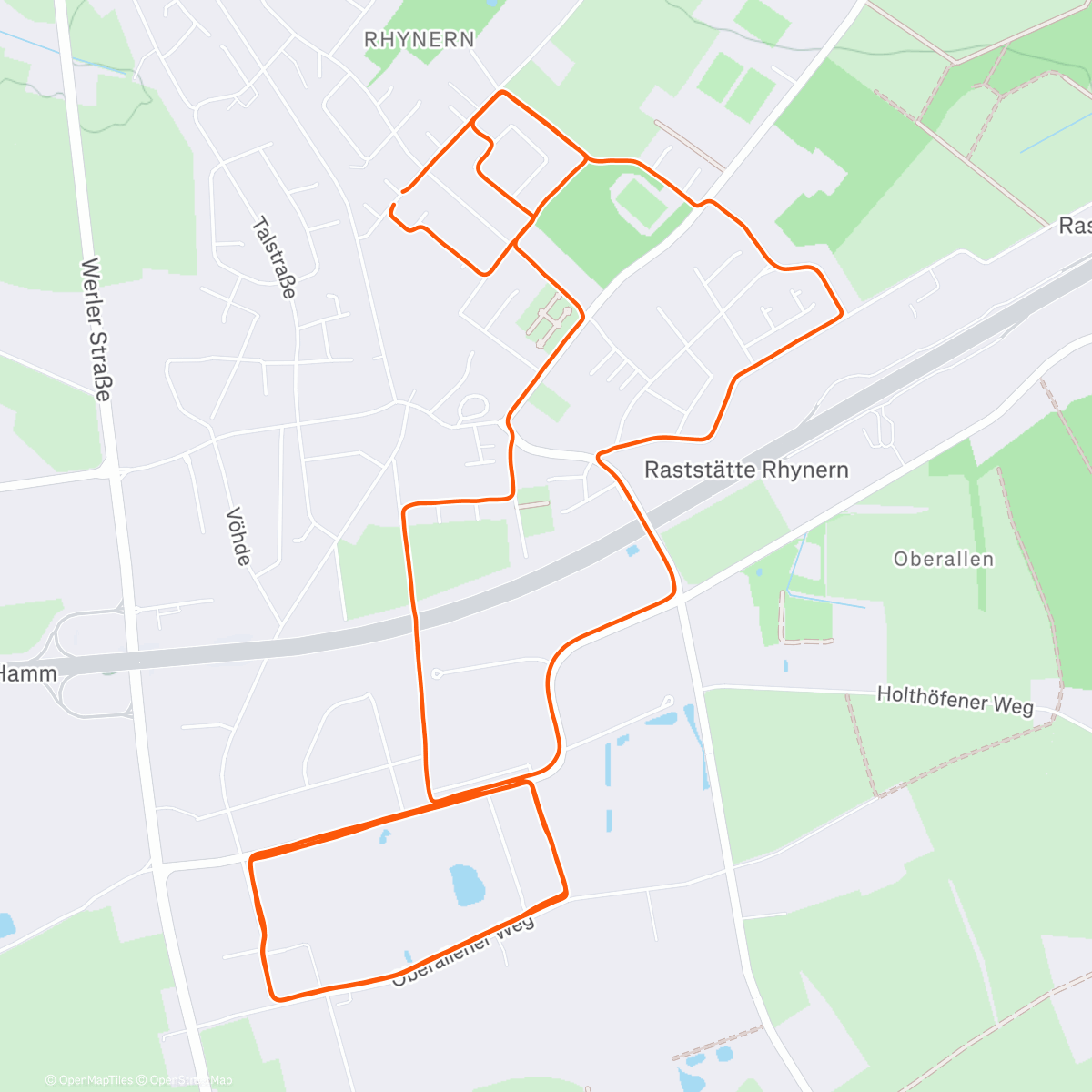 Map of the activity, Spicy Intervalls