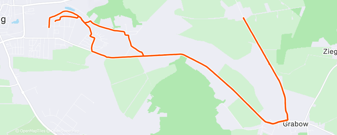 Карта физической активности (Lauf am Morgen)