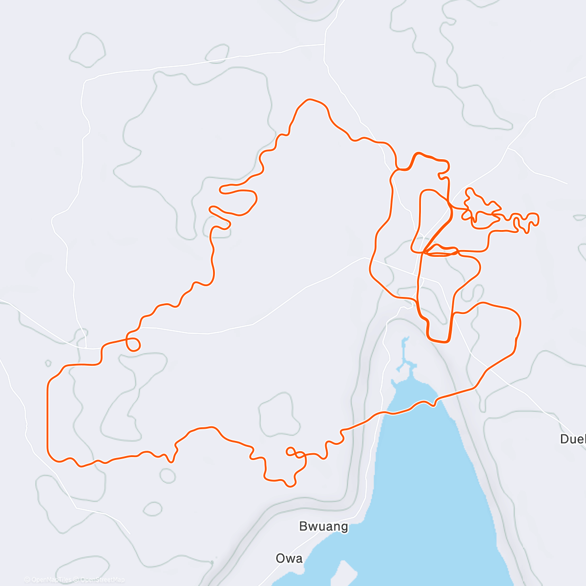 Mappa dell'attività Zwift - TTT: Zwift Racing League: Redline Rally - Open Indigo League Division 4 (A) on Neon Shore Loop in Makuri Islands