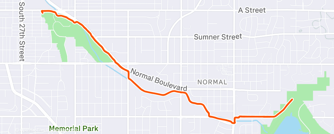 Mapa de la actividad (Good catching up with Wandzi)