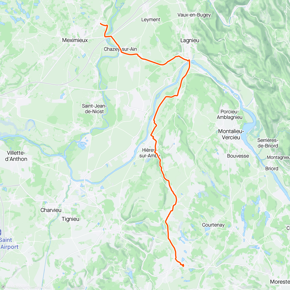 Mapa da atividade, Vélo boulot