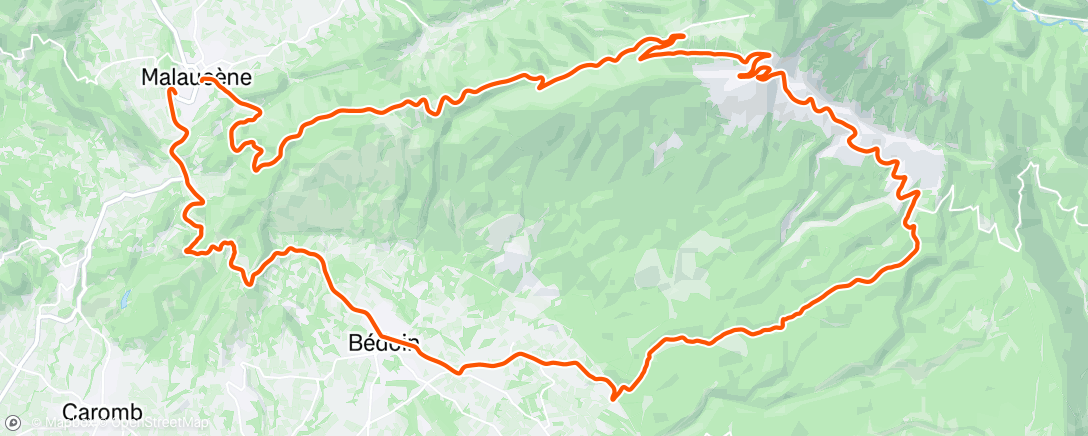Carte de l'activité