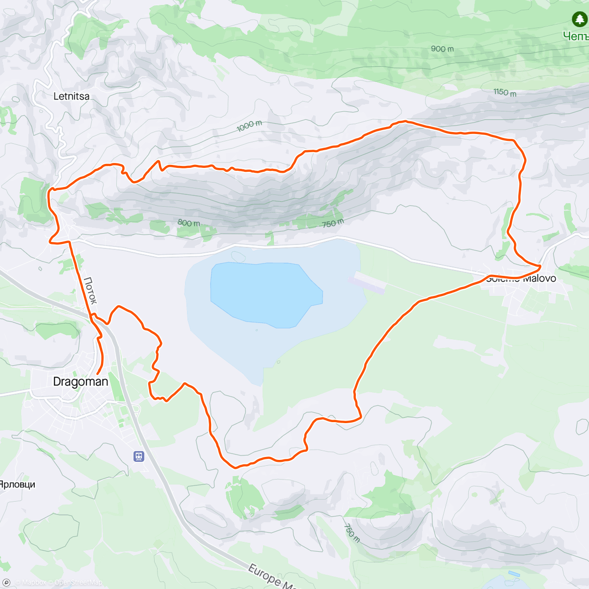 Map of the activity, Оглед Чепън