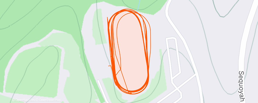 Map of the activity, Offroad