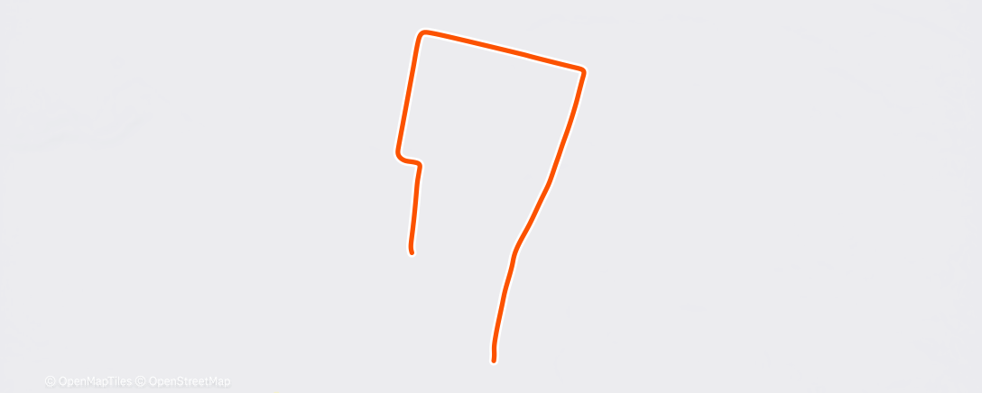 Map of the activity, MyWhoosh - 30/15's into Threshold #2