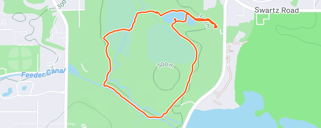 Map of the activity, Hike!