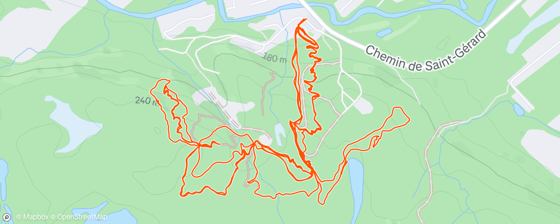 Map of the activity, Mont SM 🚵🏼‍♂️