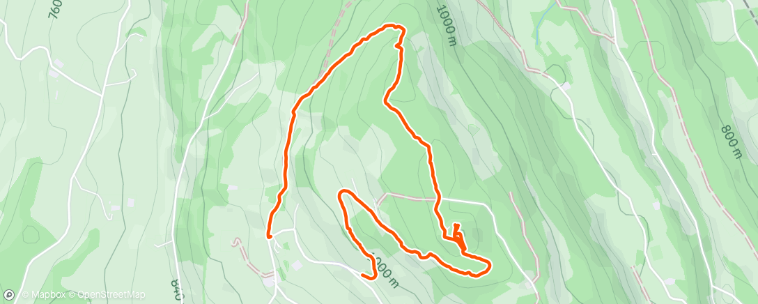 Map of the activity, Mont Pèlerin en famille