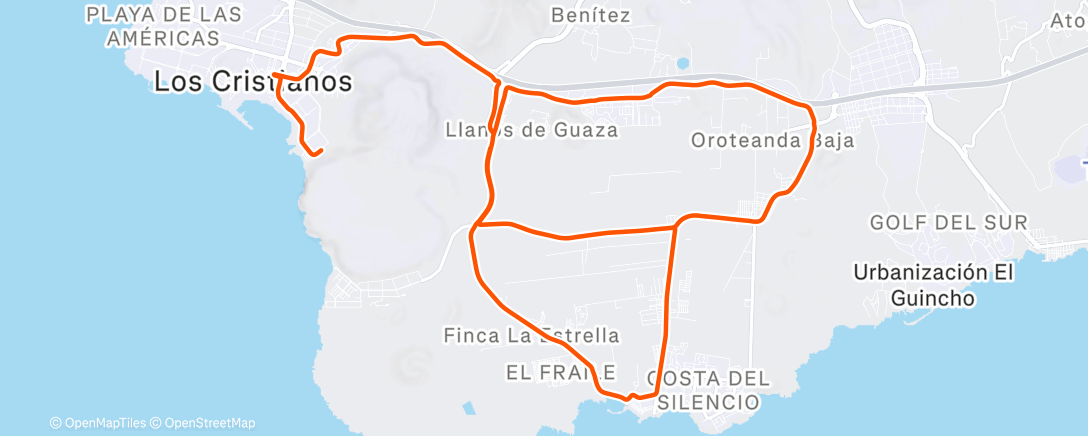 Mapa de la actividad (Morning Ride)