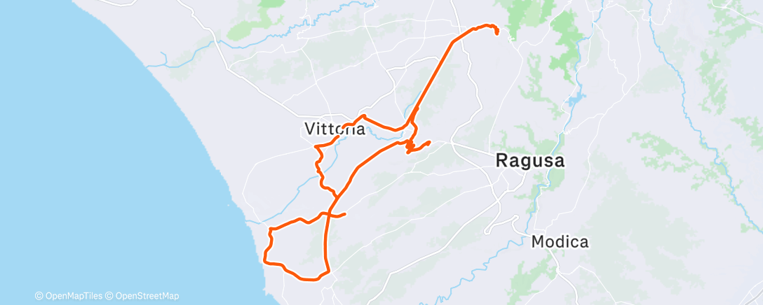 Map of the activity, Morning Ride