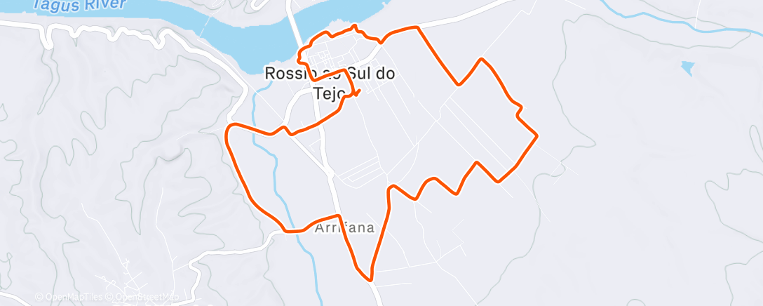 Map of the activity, Morning Mountain Bike Ride