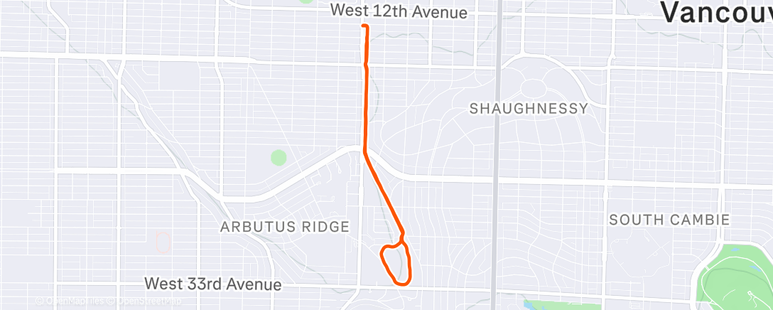 Map of the activity, Christmas run with Laura 🫶