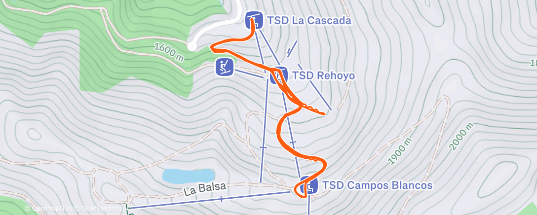 Mappa dell'attività Unos buenos metritos